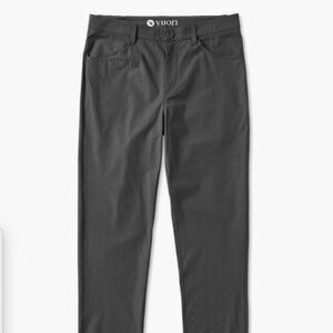 Vuori Men's Meta Pant in Charcoal, Size 34/32